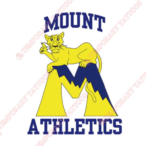Mount St Marys Mountaineers Customize Temporary Tattoos Stickers NO.5211
